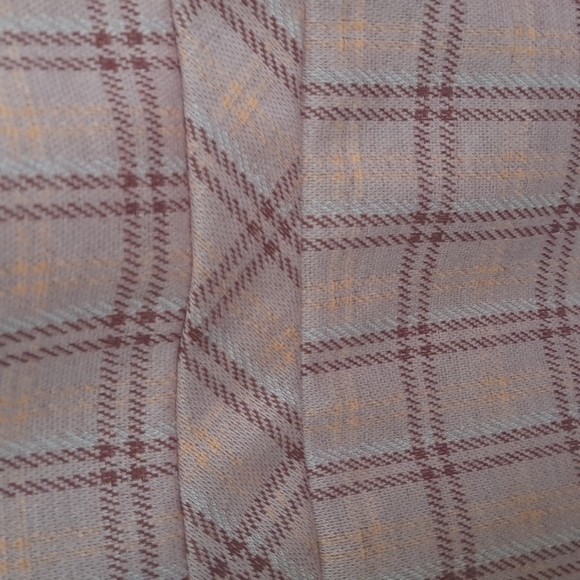 Shoulder strap pink 💗 plaid short dress..NEW - Picture 4 of 4